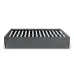 Кровать двуспальная COSAS Kiwi Lava 160x200 см Антрацит