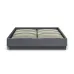 Кровать двуспальная COSAS Kiwi Lava 160x200 см Антрацит