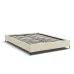 Кровать двуспальная COSAS Kiwi Almond 160x200 см Кремовый