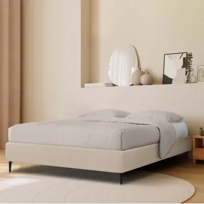 Ліжко двоспальне COSAS Kiwi Magnolia 160x200 см Мигдаль
