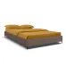 Ліжко двоспальне COSAS Kiwi Mousse 160x200 см Шоколад