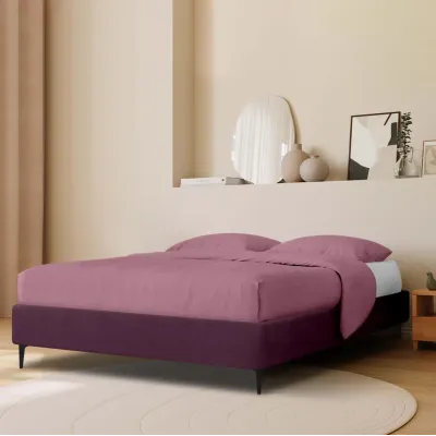 Ліжко двоспальне COSAS Kiwi Plum 160x200 см Сливовий