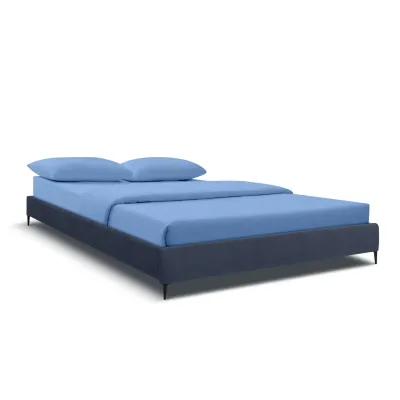 Кровать двуспальная COSAS Mandarin Denim 160x200 см Кобальт Кровать двуспальная COSAS Mandarin Denim 160x200 см Кобальт