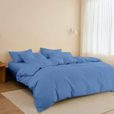 Кровать двуспальная COSAS Mandarin Denim 160x200 см Кобальт Кровать двуспальная COSAS Mandarin Denim 160x200 см Кобальт