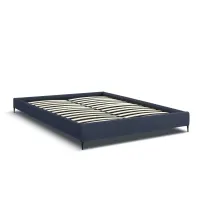Ліжко двоспальне COSAS Mandarin Denim 160x200 см Кобальт