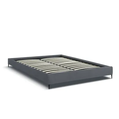 Ліжко двоспальне COSAS Mandarin Lava 160x200 см Антрацит