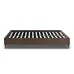 Кровать двуспальная COSAS Mandarin Walnut 160x200 см Махагон