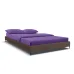 Кровать двуспальная COSAS Mandarin Walnut 160x200 см Махагон