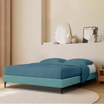Кровать двуспальная COSAS Mandarin Nevada 160x200 см Бирюзовый
