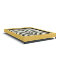 Ліжко двоспальне COSAS Mandarin Summer 160x200 см Жовтий