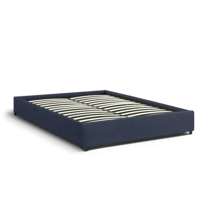 Ліжко двоспальне COSAS Mango Denim 160x200 см Кобальт