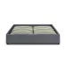 Кровать двуспальная COSAS Mango Beluga 160x200 см Маренго