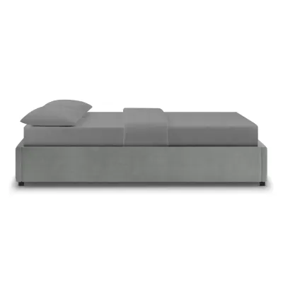 Ліжко двоспальне COSAS Mango Stone 160x200 см Базальт