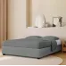 Ліжко двоспальне COSAS Mango Stone 160x200 см Базальт