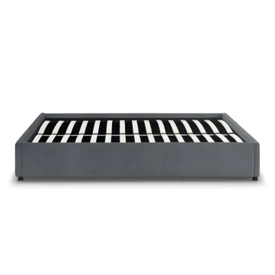 Ліжко двоспальне COSAS Mango Iron 160x200 см Граніт