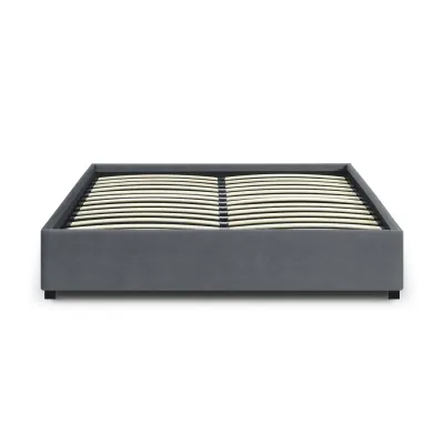 Ліжко двоспальне COSAS Mango Iron 160x200 см Граніт