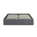 Ліжко двоспальне COSAS Mango Iron 160x200 см Граніт