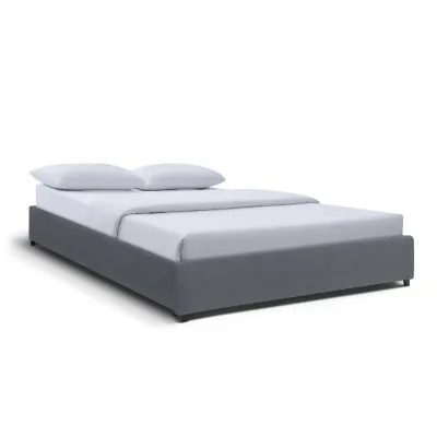 Ліжко двоспальне COSAS Mango Iron 160x200 см Граніт