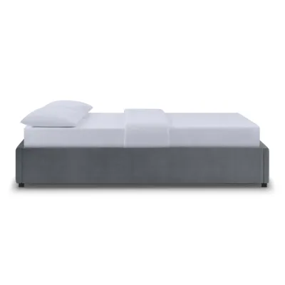 Ліжко двоспальне COSAS Mango Iron 160x200 см Граніт