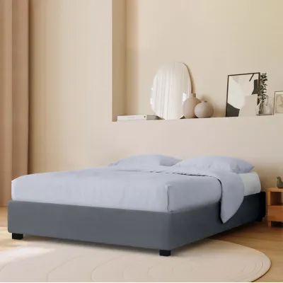 Ліжко двоспальне COSAS Mango Iron 160x200 см Граніт