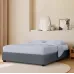 Ліжко двоспальне COSAS Mango Iron 160x200 см Граніт
