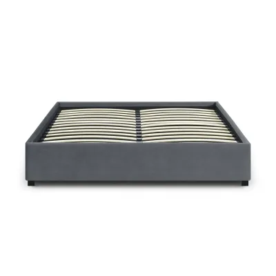 Ліжко двоспальне COSAS Mango Lava 160x200 см Антрацит