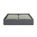 Ліжко двоспальне COSAS Mango Lava 160x200 см Антрацит