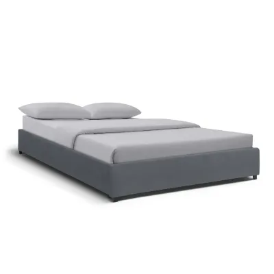 Ліжко двоспальне COSAS Mango Lava 160x200 см Антрацит