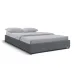 Ліжко двоспальне COSAS Mango Lava 160x200 см Антрацит