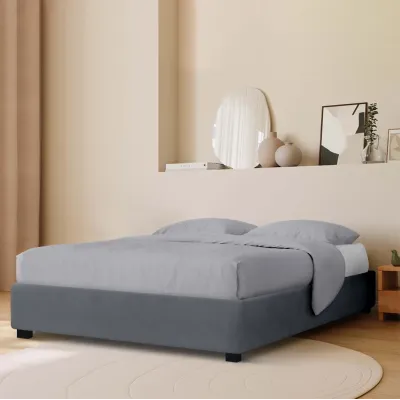 Ліжко двоспальне COSAS Mango Lava 160x200 см Антрацит