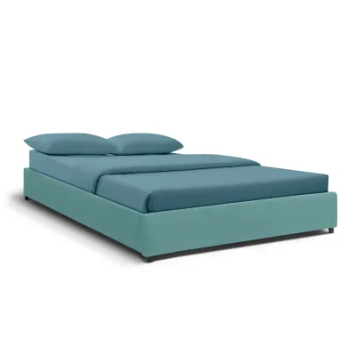 Кровать двуспальная COSAS Mango Nevada 160x200 см Бирюзовый