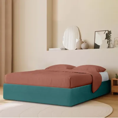 Ліжко двоспальне COSAS Papaya Ocean 160x200 см Смарагдовий Ліжко двоспальне COSAS Papaya Ocean 160x200 см Смарагдовий