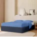 Ліжко двоспальне COSAS Papaya Denim 160x200 см Кобальт