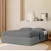 Ліжко двоспальне COSAS Papaya Stone 160x200 см Базальт Ліжко двоспальне COSAS Papaya Stone 160x200 см Базальт