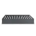 Кровать двуспальная COSAS Papaya Iron 160x200 см Гранит