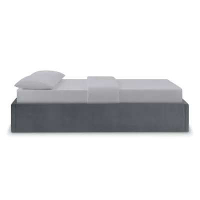 Ліжко двоспальне COSAS Papaya Lava 160x200 см Антрацит