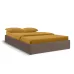 Ліжко двоспальне COSAS Papaya Mousse 160x200 см Шоколад