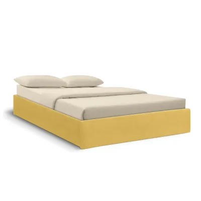 Ліжко двоспальне COSAS Papaya Summer 160x200 см Жовтий