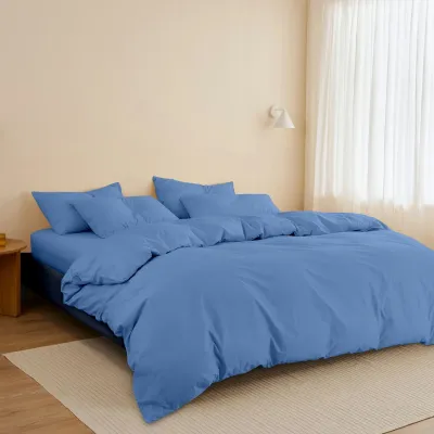 Ліжко двоспальне COSAS Kiwi Denim 180x200 см Кобальт