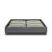 Кровать двуспальная COSAS Kiwi Beluga 180x200 см Маренго
