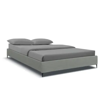 Кровать двуспальная COSAS Kiwi Stone 180x200 см Базальт