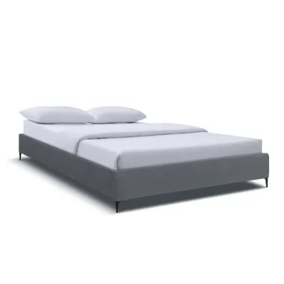 Кровать двуспальная COSAS Kiwi Iron 180x200 см Гранит