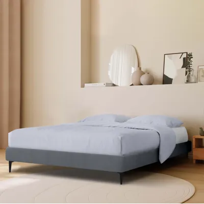 Ліжко двоспальне COSAS Mandarin Iron 180x200 см Граніт Ліжко двоспальне COSAS Mandarin Iron 180x200 см Граніт