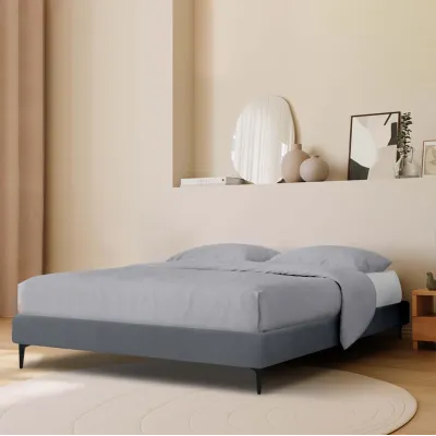 Ліжко двоспальне COSAS Mandarin Lava 180x200 см Антрацит