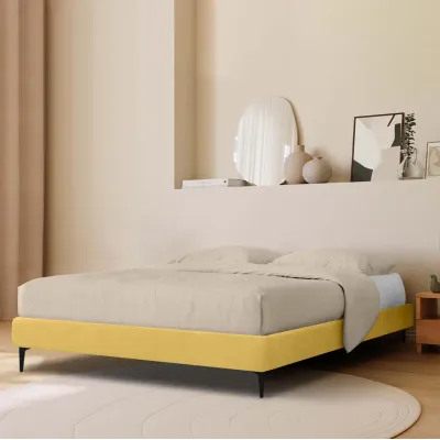 Ліжко двоспальне COSAS Mandarin Summer 180x200 см Жовтий