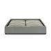 Ліжко двоспальне COSAS Mango Stone 180x200 см Базальт