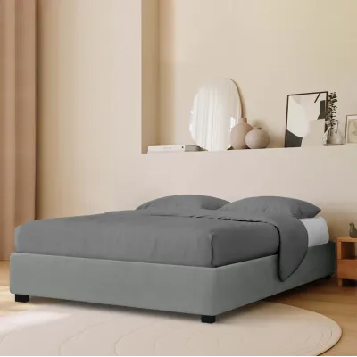 Ліжко двоспальне COSAS Mango Stone 180x200 см Базальт