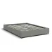 Ліжко двоспальне COSAS Mango Stone 180x200 см Базальт