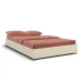 Кровать двуспальная COSAS Mango Almond 180x200 см Кремовый