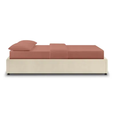 Кровать двуспальная COSAS Mango Almond 180x200 см Кремовый
